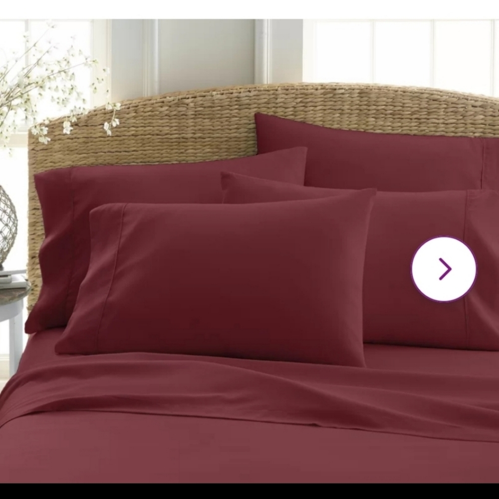 Mirabal Microfiber Queen Sheet Set 6 pieces - Picture 3 of 11
